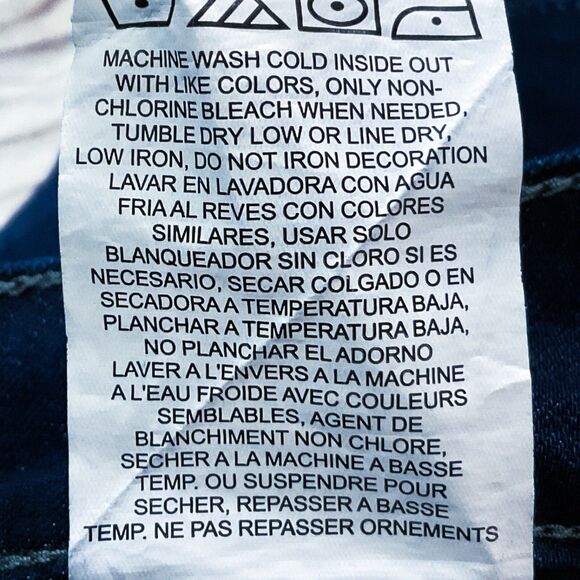 Lee Womens Jeans size 12 Perfect Fit Straight Leg x31” Dark Wash Denim Stretch - Picture 6 of 11